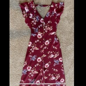 Floral maxi dress